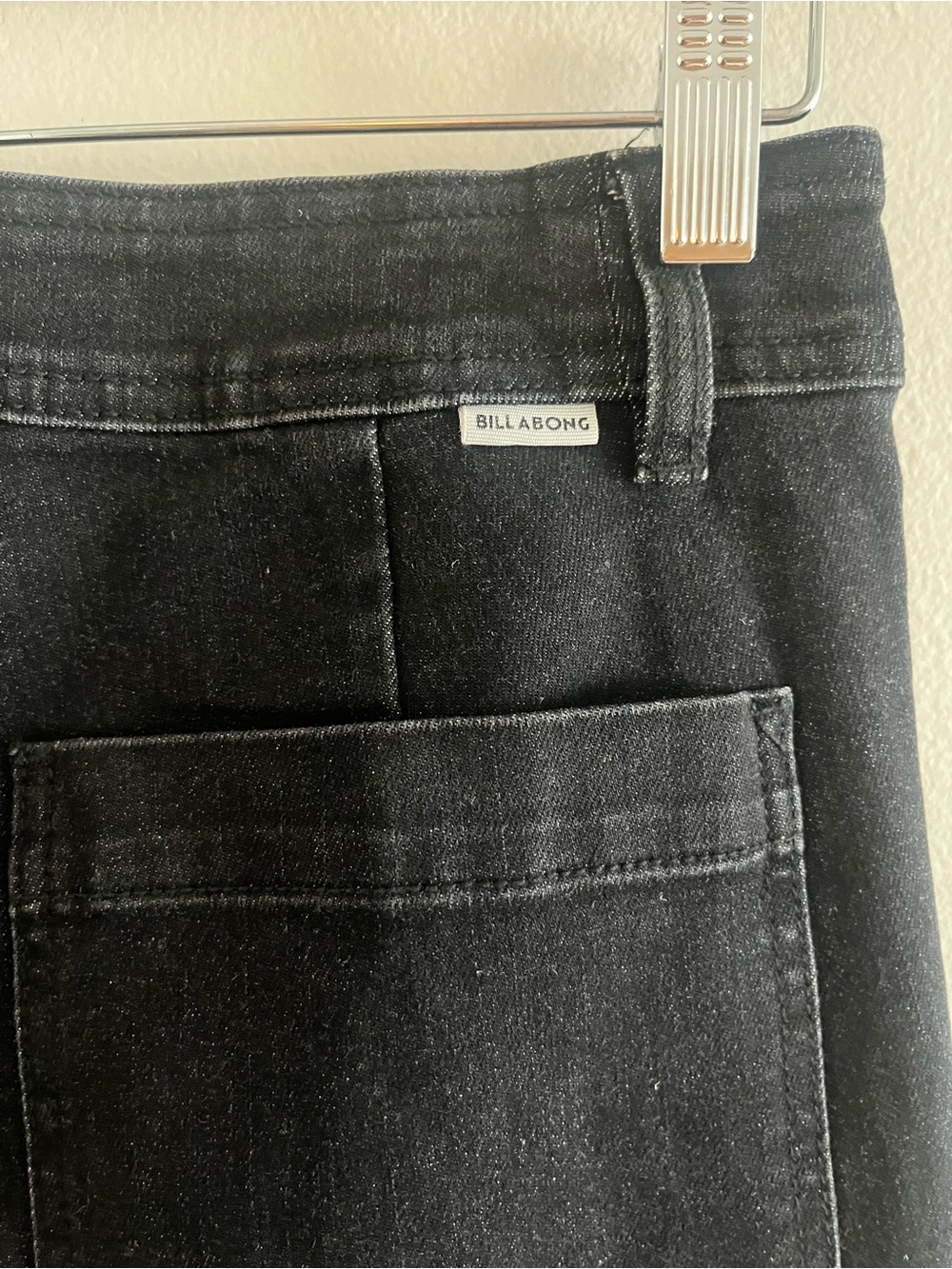 Billabong Free Fall Black High-Waist Wide-Leg Jeans - Picture 10 of 11